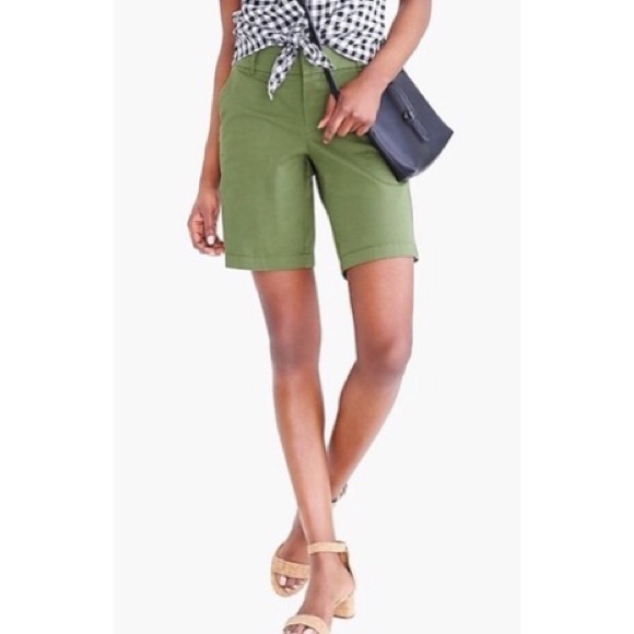 J. Crew Pants - $5 W/ BUNDLE J. Crew Olive Chino Bermuda Shorts